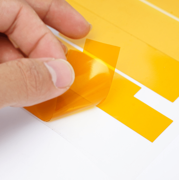 Die cut polyimide tape used in PCB FPC battery and motor insulation applications